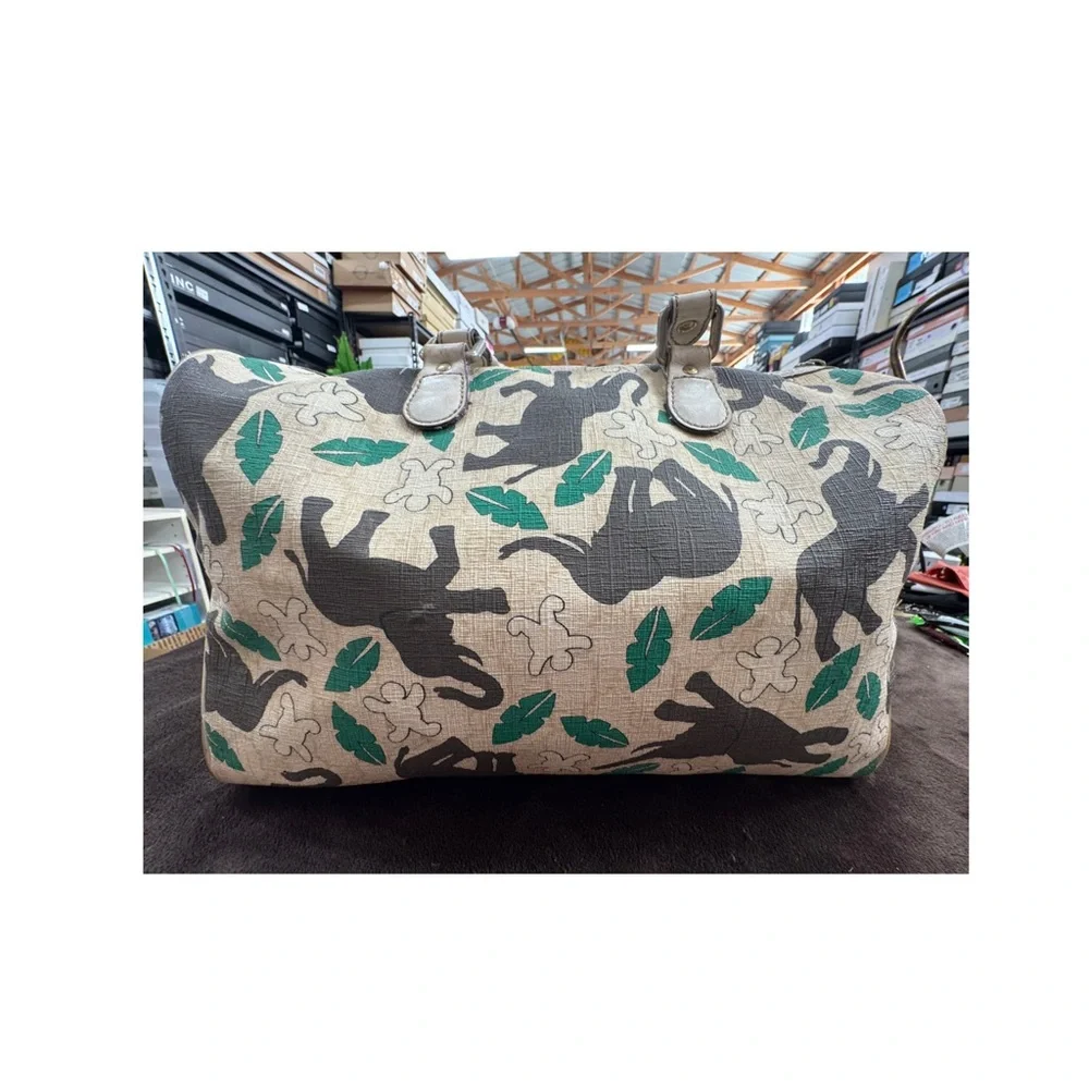 Very Rare Gucci Joy Elephant Print Boston Handbag - Picture 4 of 14